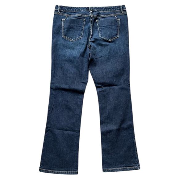 Mossimo Supply Co Blue Mid-rise Boot Cut Jeans - 10S - Picture 2 of 3